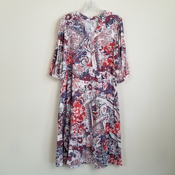 Hope Spring Midi Dress Large - Picture 1 of 6